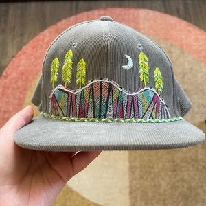 Corduroy 5 panel Hat